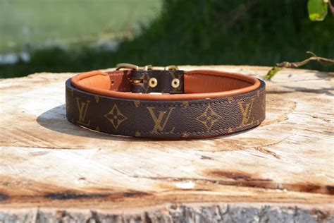 louis vuitton collar and leash|Louis Vuitton dog collar small.